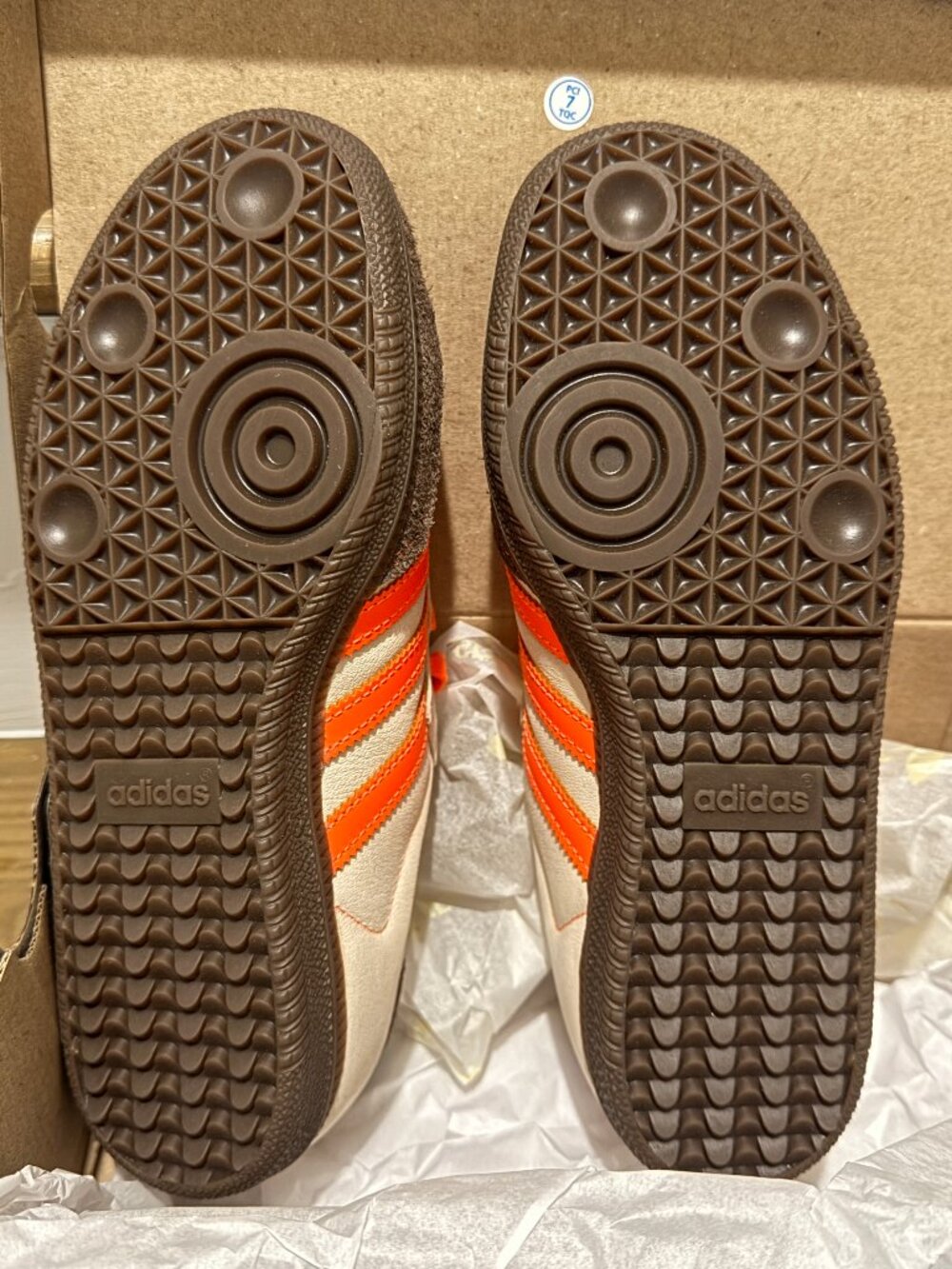 adidas Samba 'Solar Orange Cream' - M 5.5/W 6.5 - Picture 6 of 10